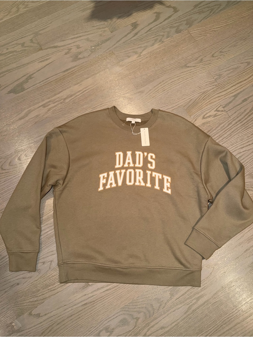 Favorite Daughter Olive 'Dad's Favorite' Crewneck Sweatshirt
